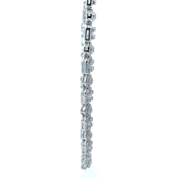 RIVEN 8.26 CTW 7 MM RHODIUM MOISSANITE ICED OUT CHAIN | 995821